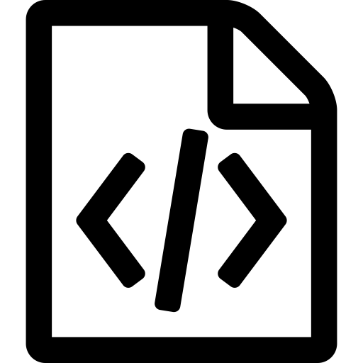 File Code O svg vector icon