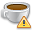 cup,error,coffee,food,mocca,warning,alert,wrong,exclamation icon