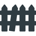 fence, halloween svg vector icon