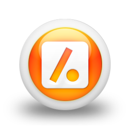 slash,dot,logo,square icon