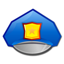 agent, hat, police icon