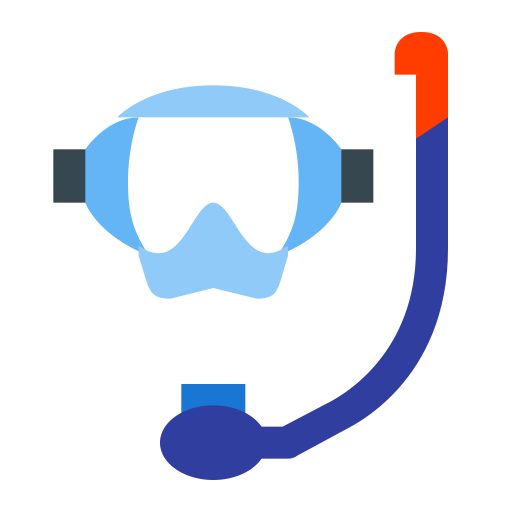 Mask Snorkel svg vector icon