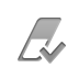 eraser,checkmark icon