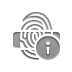 fingerprint,reader,info icon