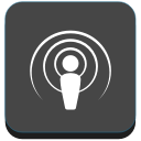 itunes, media, podcast, social svg vector icon