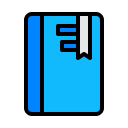 book, contact, dairy, google, service svg vector icon