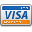 credit card, payment, visa icon