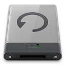 b, backup, grey icon