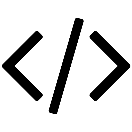 Code svg vector icon