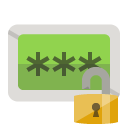 password,lock,open icon