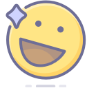 emoji, emot, happy, smiley svg vector icon