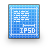 blueprint, square icon