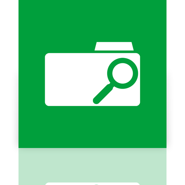 search,folder,mirror icon