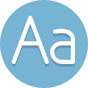alpha, letters, typography svg vector icon
