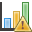 bar, chart, error icon
