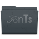 folder, fonts icon