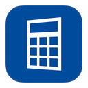 calculator, metroui icon