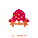 kanto, parasect, pokemon, water svg vector icon