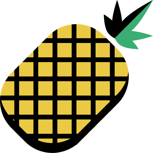 Pineapple svg vector icon