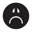 emoji, emotion, sad, smiley, weary svg vector icon