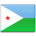djibouti, flag icon