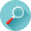 find, glass, magnifying, search, zoom icon