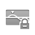wave,reduce,amplitude,lock icon