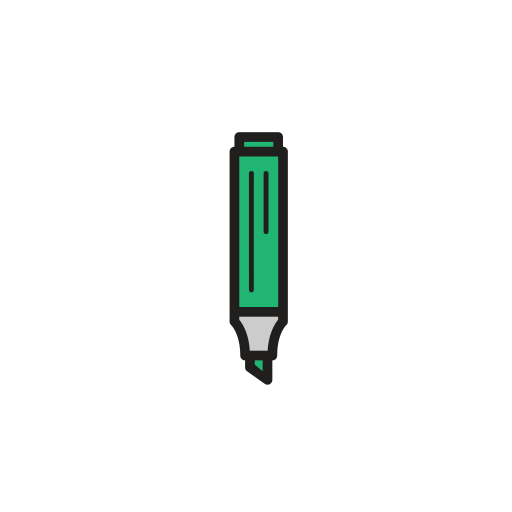 Colour Pen svg vector icon
