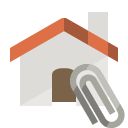 home,attachment icon