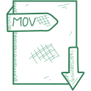 document, file, mov svg vector icon