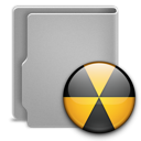 burn, folder icon