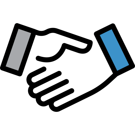 Handshake svg vector icon