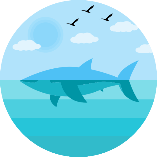Shark svg vector icon