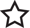 empty, star svg vector icon