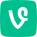 creative, entertainment network, social media, videos, vine svg vector icon