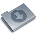 download,blue,descending,fall,decrease,down,descend icon