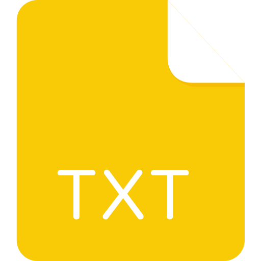 Txt svg vector icon