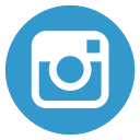 instagram, round, social media svg vector icon