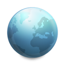 connected, globe icon