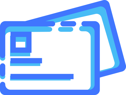 Visiting Card svg vector icon