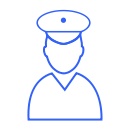 law, officer, police, policemen, protect, secure, security svg vector icon