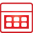 application, basic, red icon