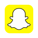 application, chat, logo, photo, snap, snapchat svg vector icon