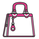 accessory, bag, case, female, hand, pouch, woman svg vector icon