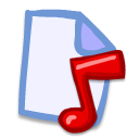 music,file,paper,document icon