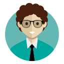 avatar, business, face, people svg vector icon
