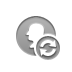 coin,silhouette,refresh icon