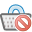 delete, shoppingbasket icon