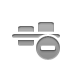 align,horizontal,center,delete icon