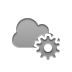 cloud,gear icon